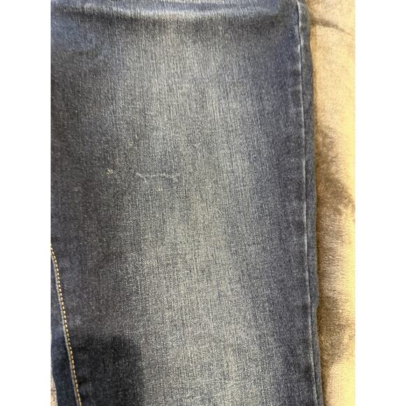 Time and Tru Jeans Womens 12 Blue High Rise Skinny Stretch Denim Distressed Wash - Picture 4 of 12